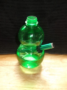 Another Homemade Bong with 1 hitter pipe in it